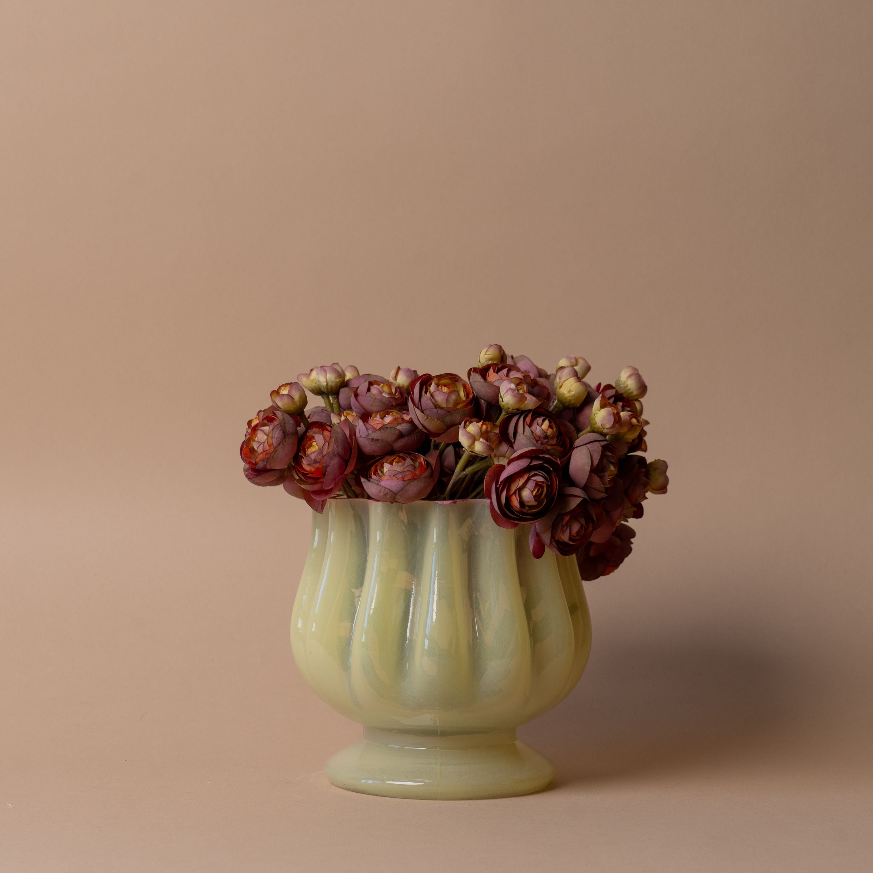 Fluted Pedestal Vase – view 2