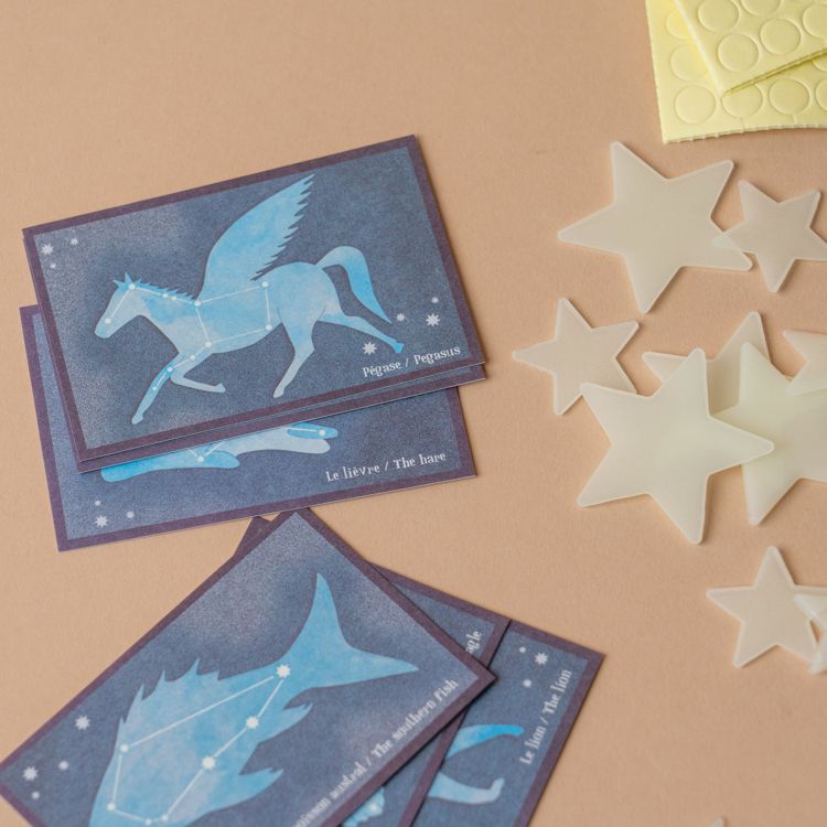 Glow in the Dark Constellations Set FINNBIRD - activity box FIRE THE IMAGINATION