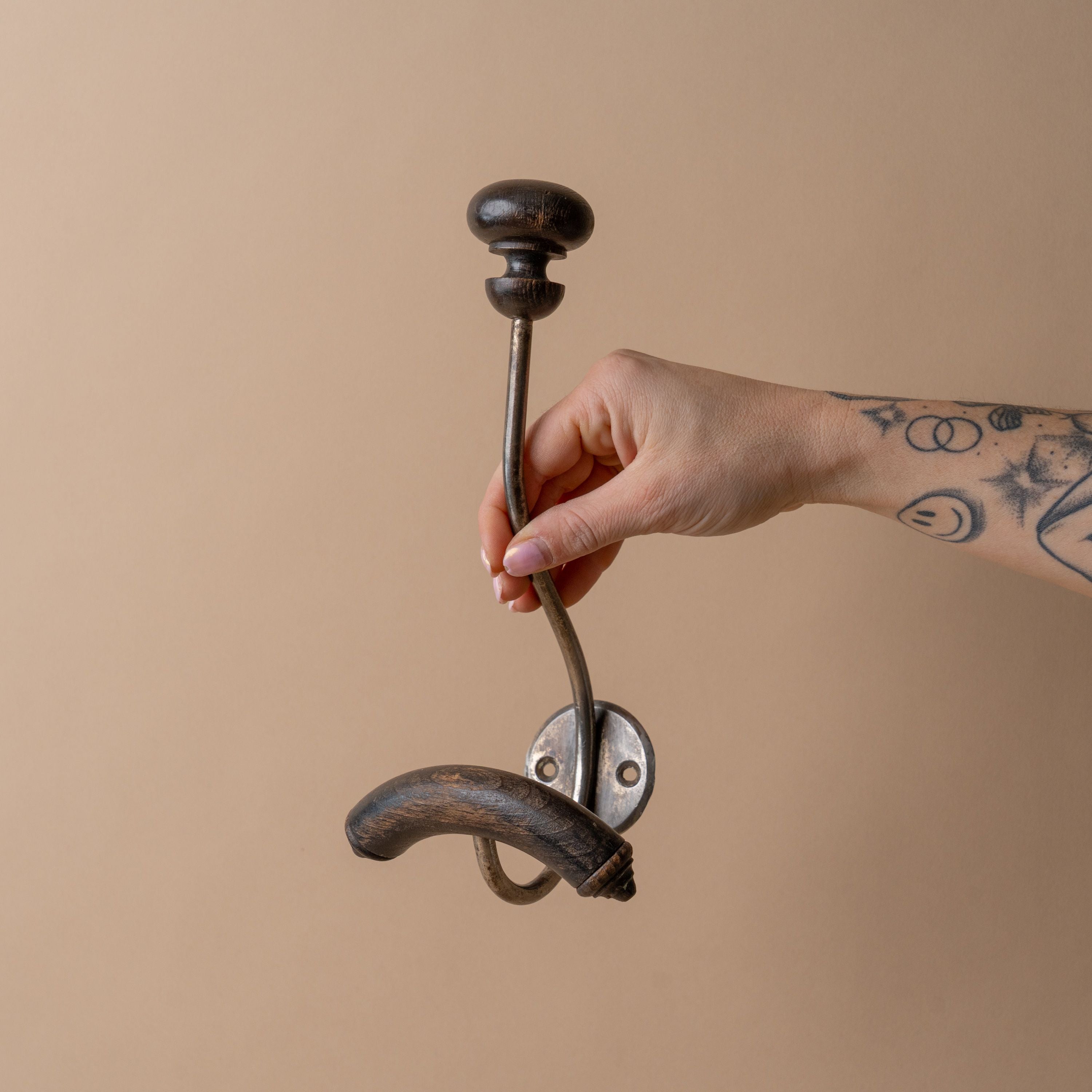 Antique French Coat Hook VINTAGE - hook Hauer Market