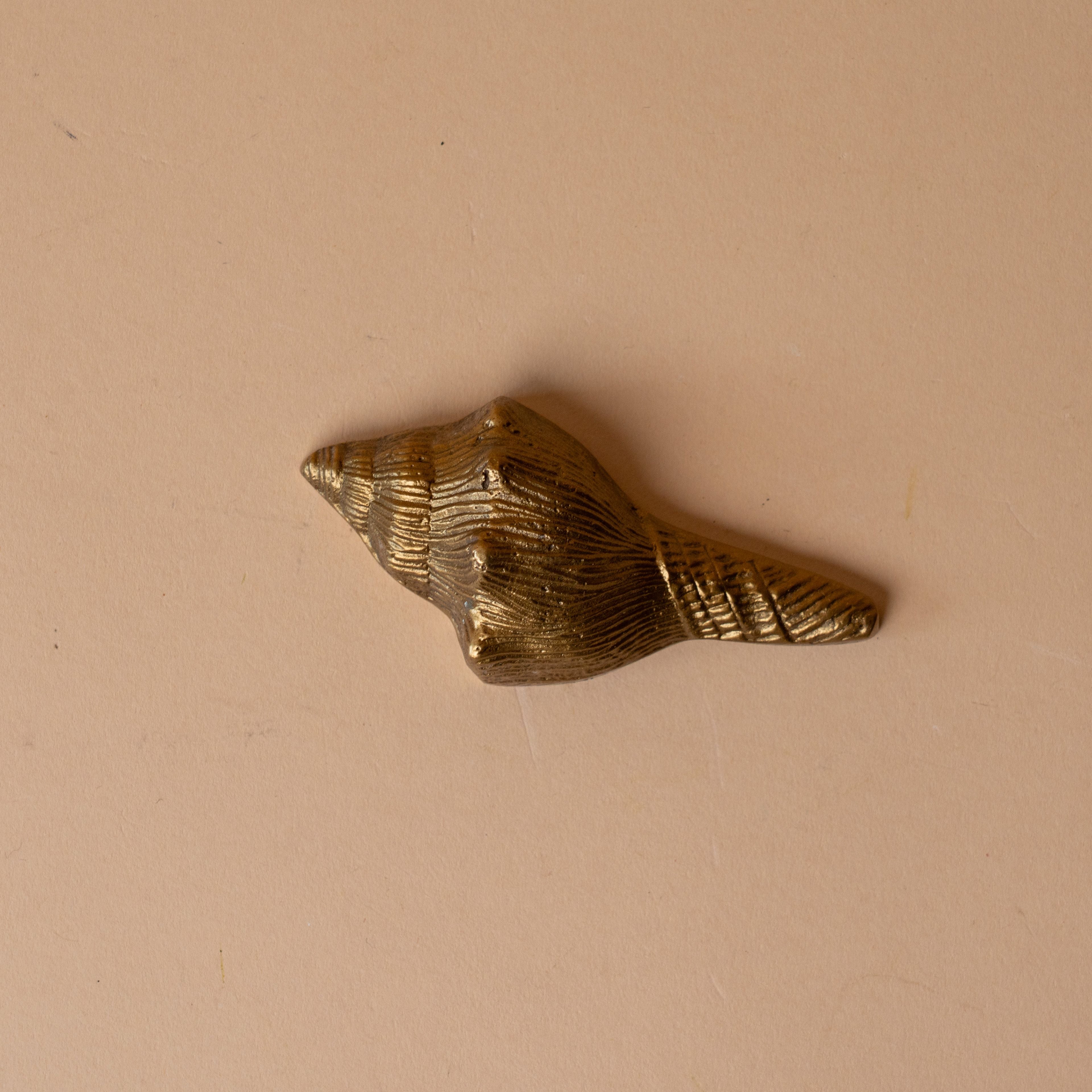 Brass Conch Shell Paperweight – view 2