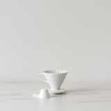 White Ceramic Coffee Dripper - Rug & Weave