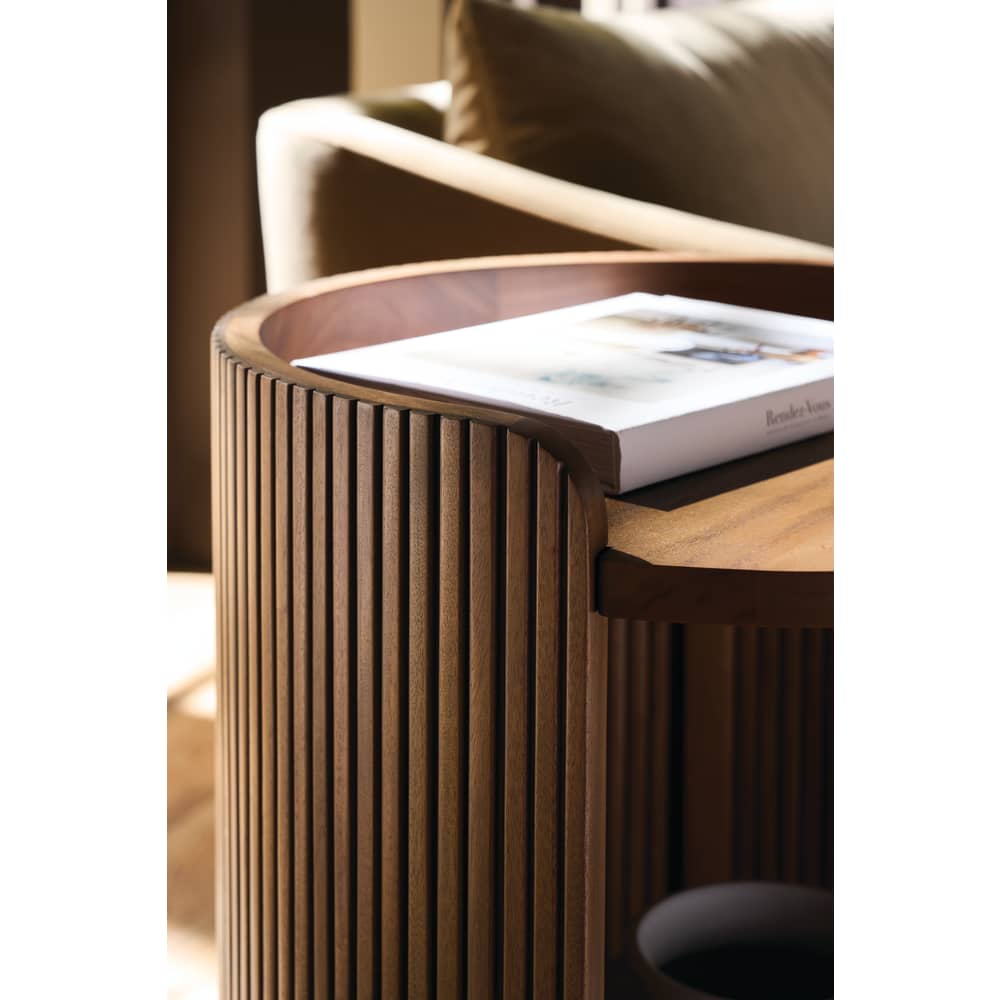 Kindred Round Open Side Table FURNITURE - side table Rowe Furniture