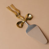 Holiday Bow Cake Server
