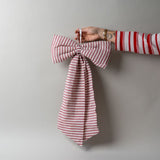 Berry Stripe Bow