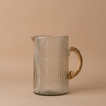 Ribbed Pitcher with Cane Handle pitcher Indaba