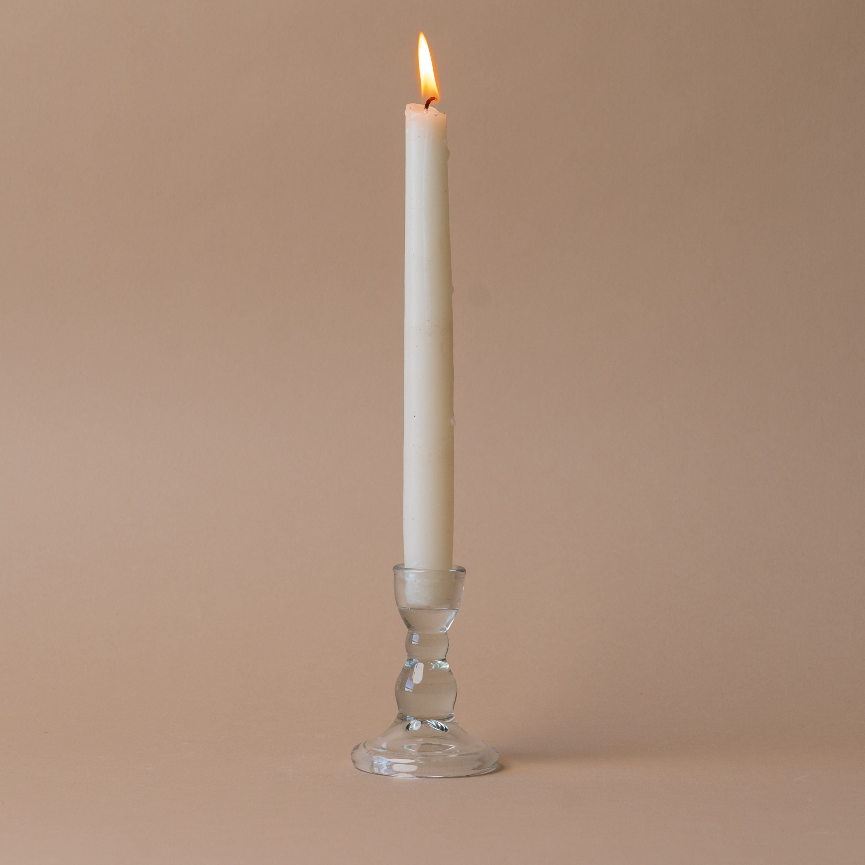 Moulded Glass Candle Holder – view 2