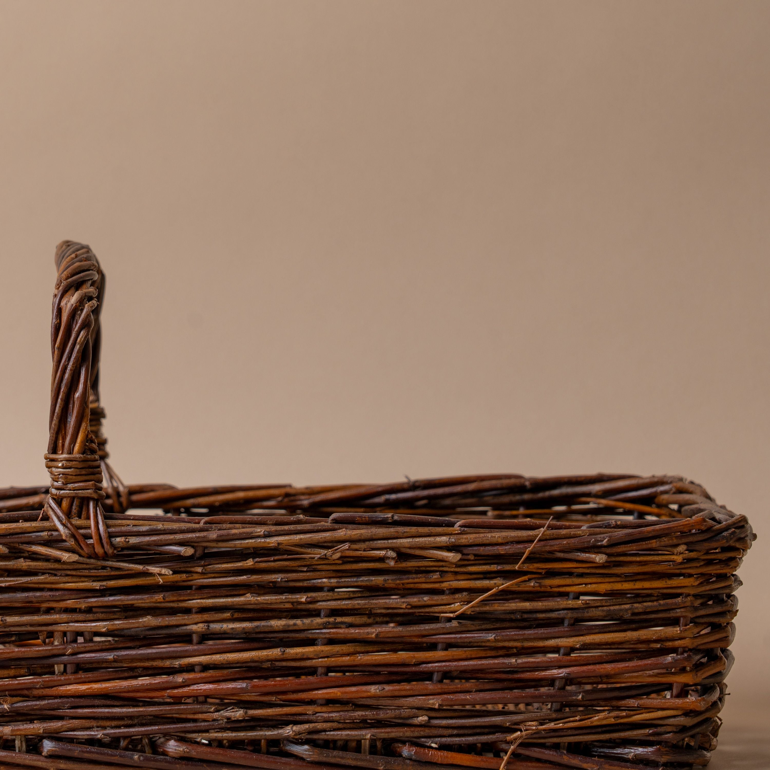 Hand Woven Reed Basket – view 2