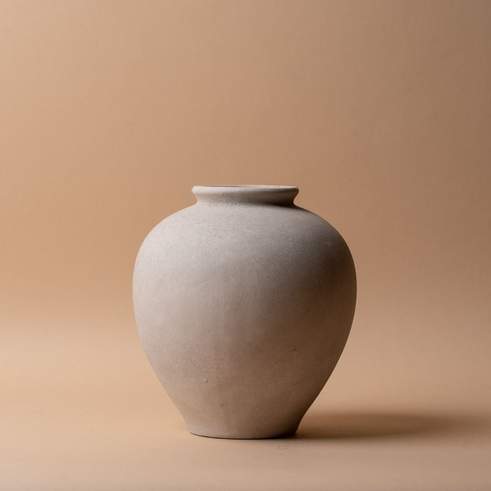 White Terracotta Vase