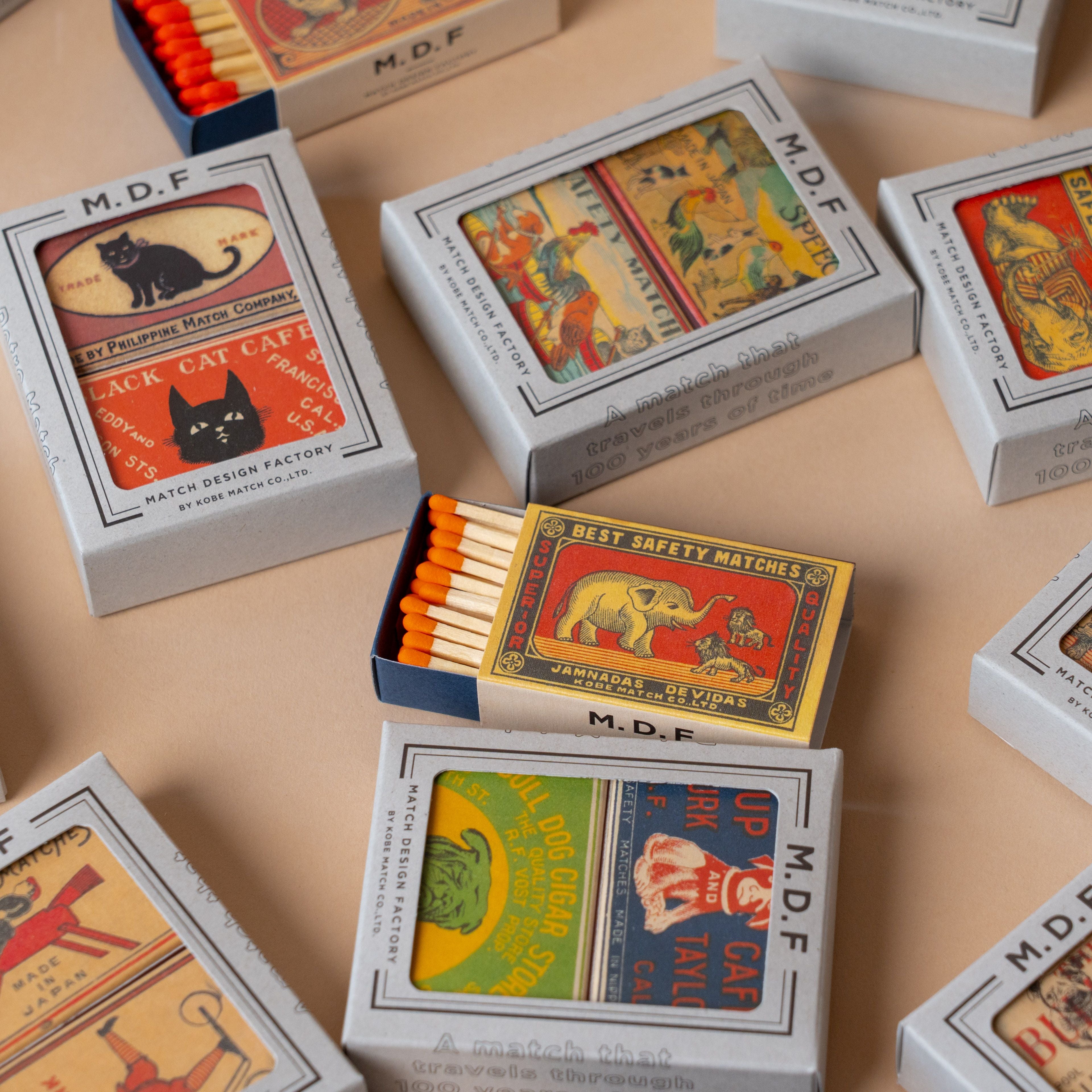 Retro Safety Matches matches Hibi - Higher Ground (Faire)