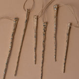 Set aus Quecksilberglas-Eiszapfen-Ornamenten
