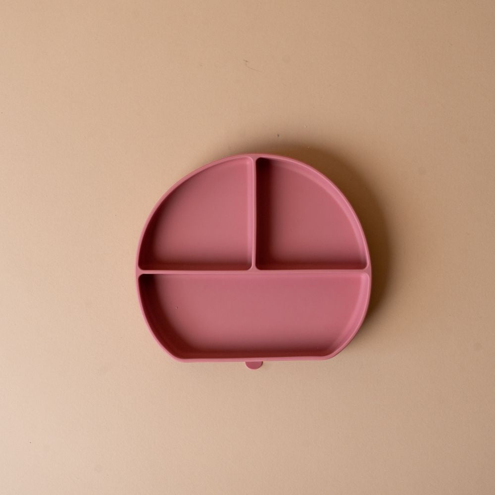 Suction Snack Plate FINNBIRD - plate Baby Bliss (Faire) Pink
