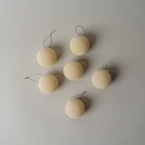 Flocked Ball Ornament Set CHRISTMAS 2025 Ragon House (Faire)