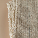 Linen Stripe Slub Throw Blanket - Rug & Weave