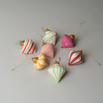 Handmade Paper Mache Ornament - Diamond Shape CHRISTMAS 2025 Creative Co-op (DYA)