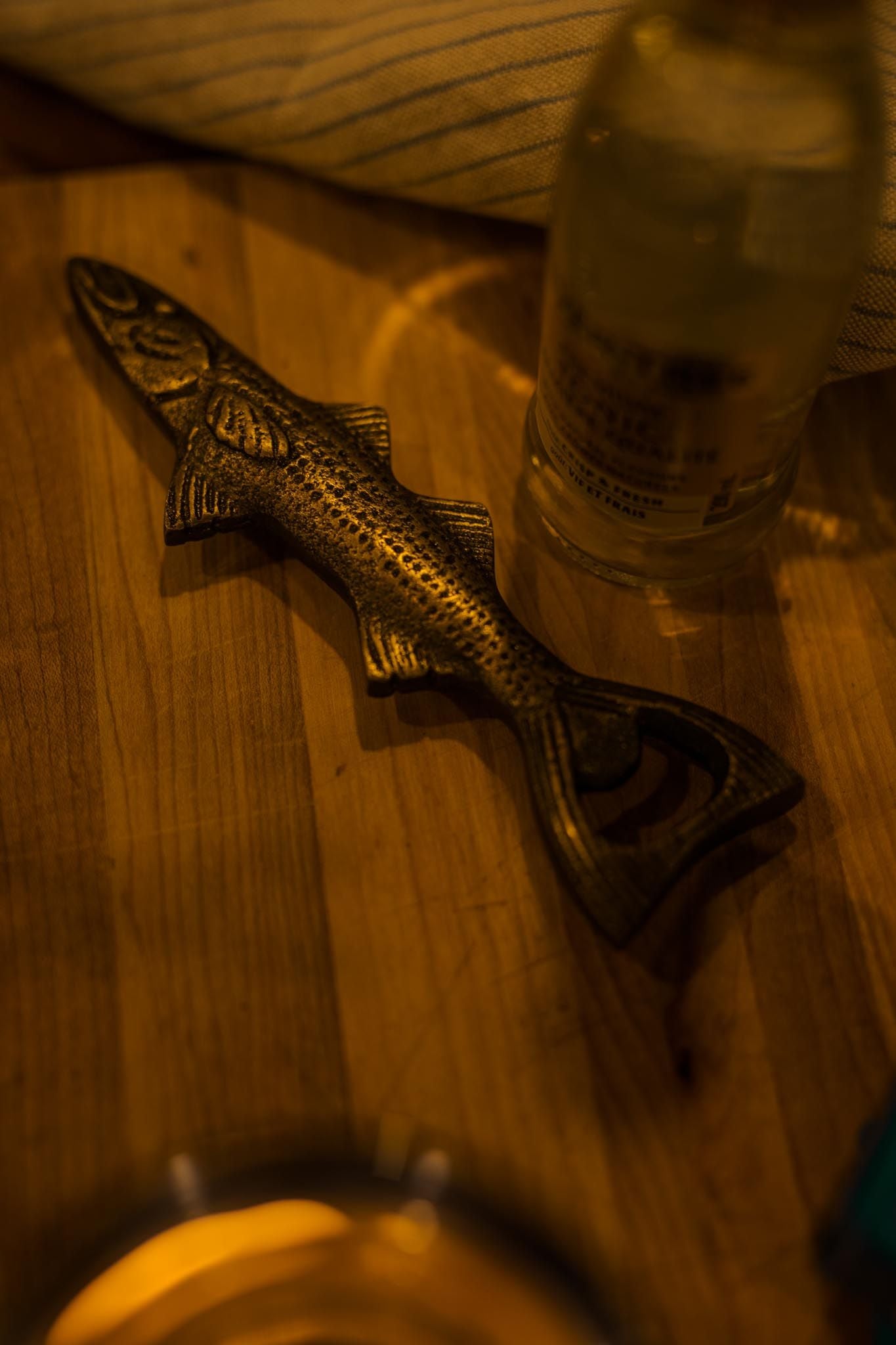 Brass Finish Fish Bottle Opener bottle opener Creative Co-op (DYA)