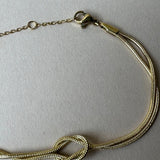 Gold Plated Knot Bracelet jewelry Hunter & Hare (Faire)