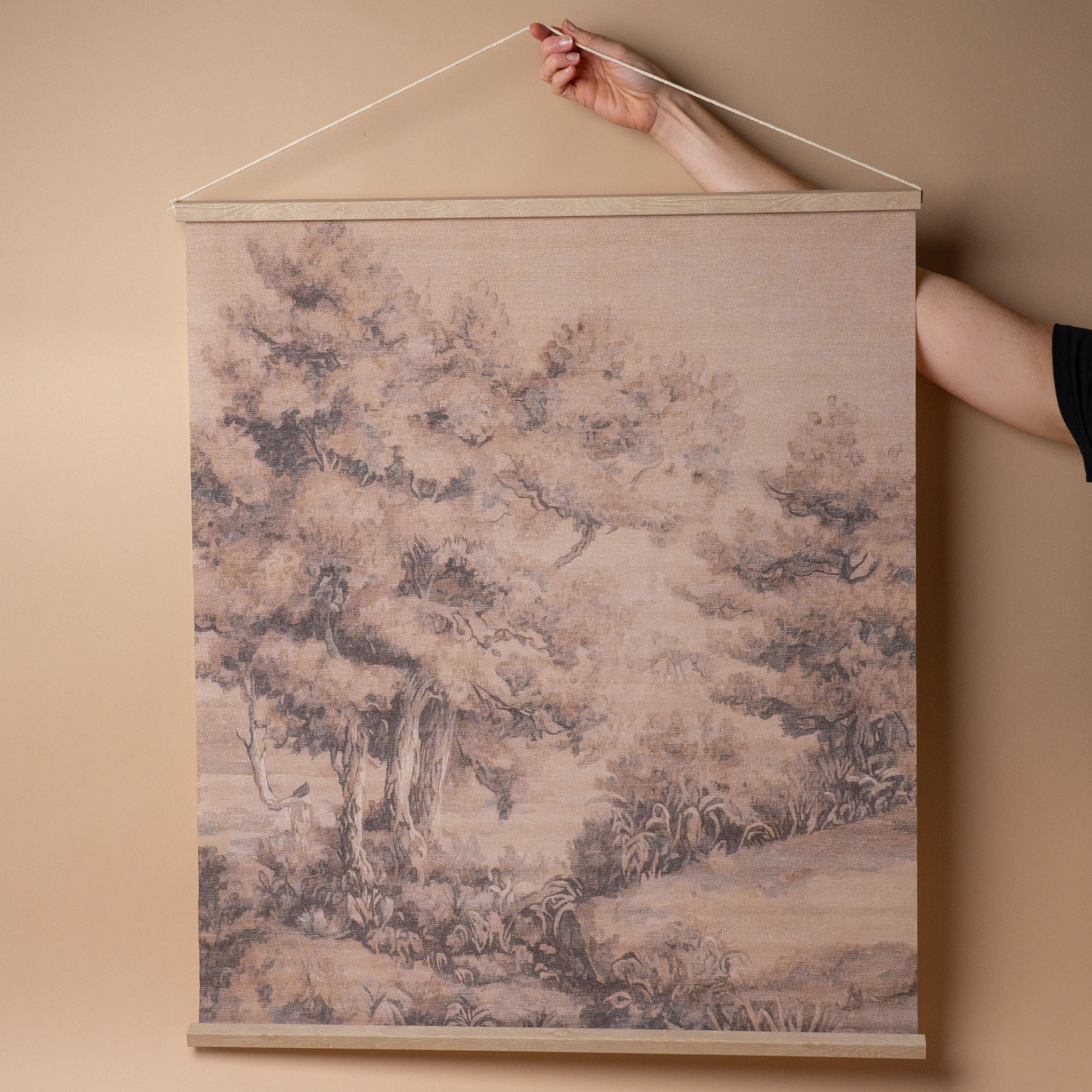 "Edge of the Woods" Linen Print Tapestry