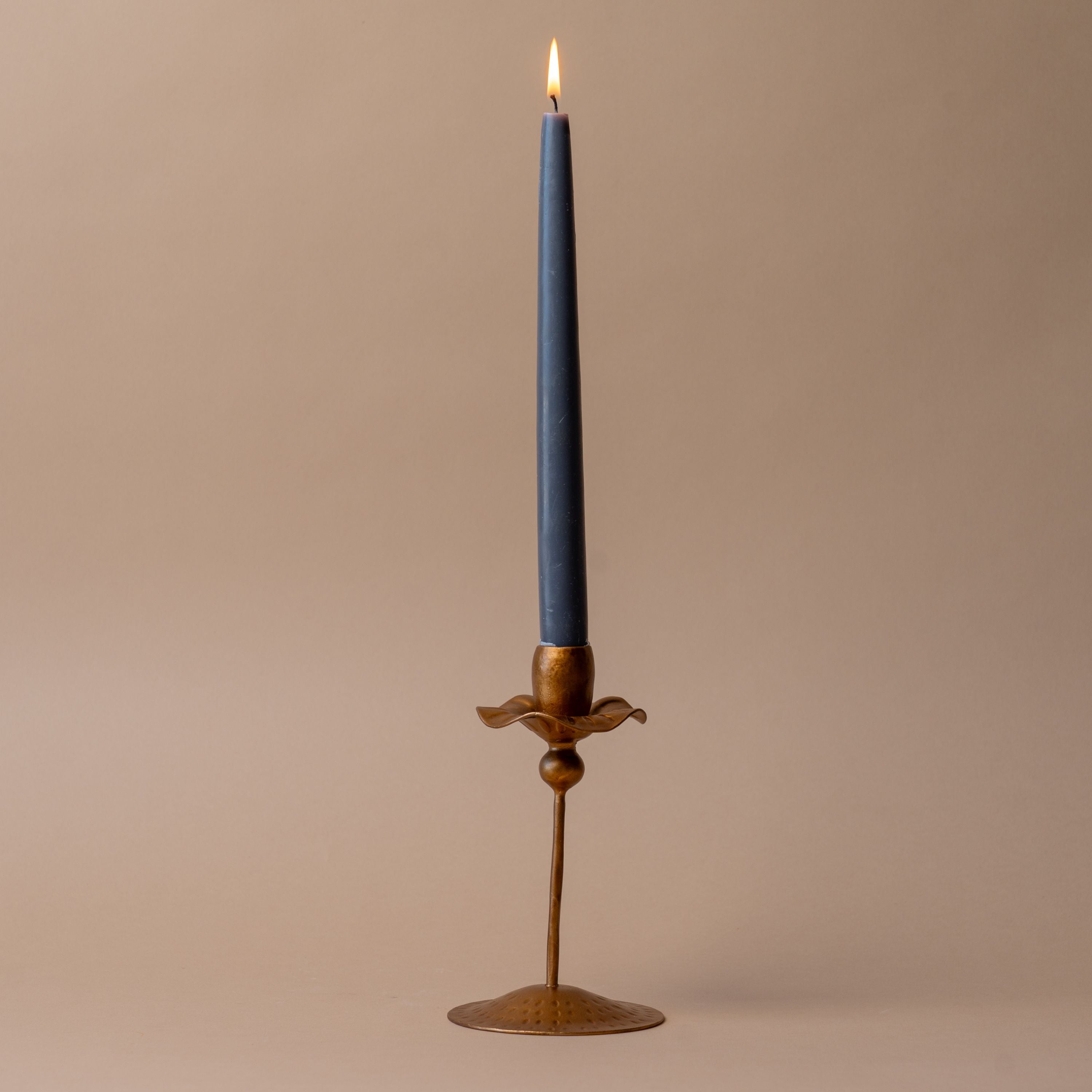 Carved Iron Tulip Candle Holder candle holder Indaba