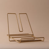 Brass Book Stand brass stand Fog Linen Work