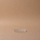 Clear Glass Pillar Candle Plate candle holder Truu Design (Faire)