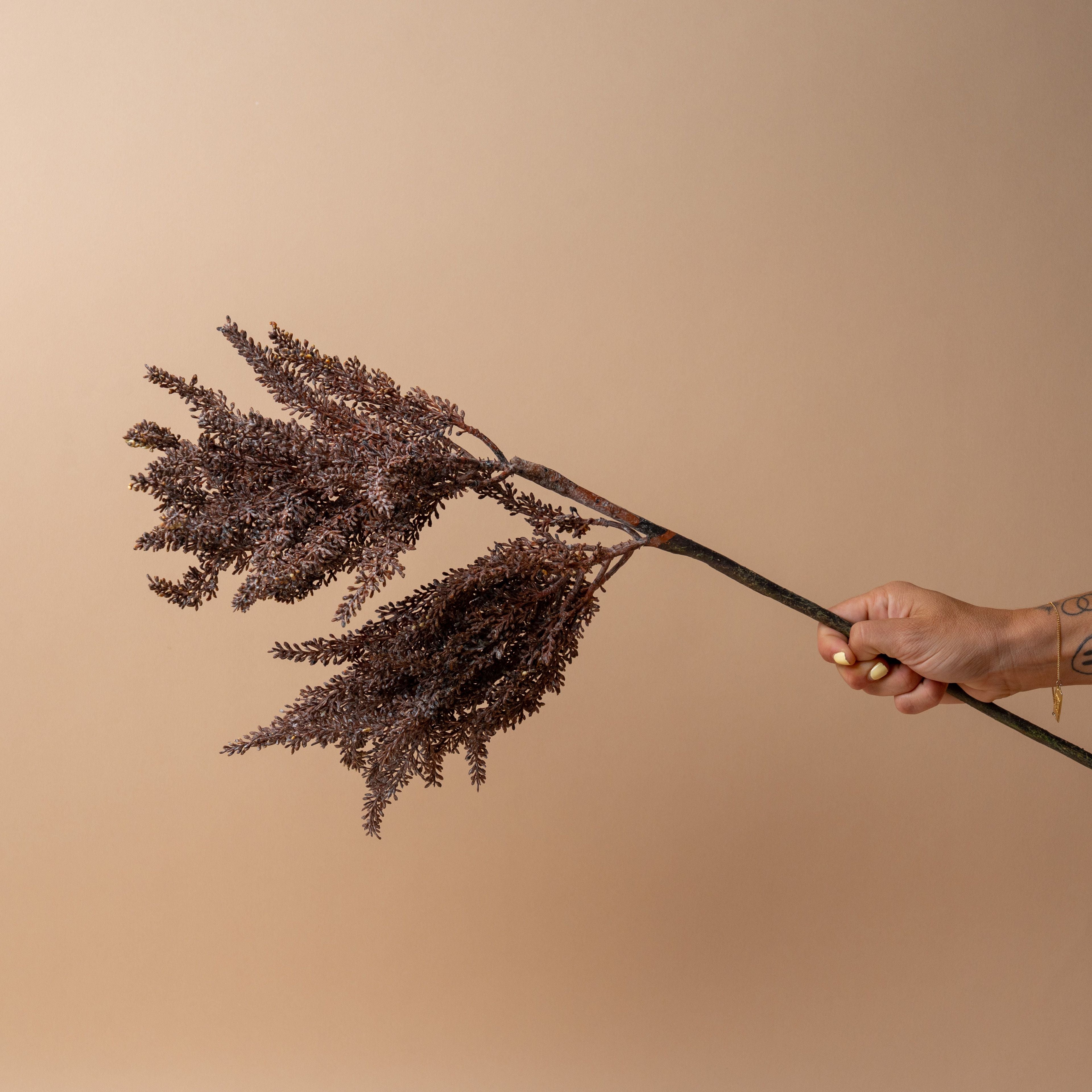 Faux Dried Grain Spray