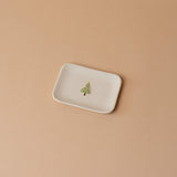 Holiday Tree Stoneware Plate
