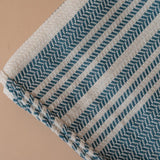 Striped Turkish Hand Towel with Tassel hand towel Pokoloko