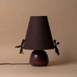Burgundy Bows Table Lamp LIGHITING - table lamp Morel (Faire) Small