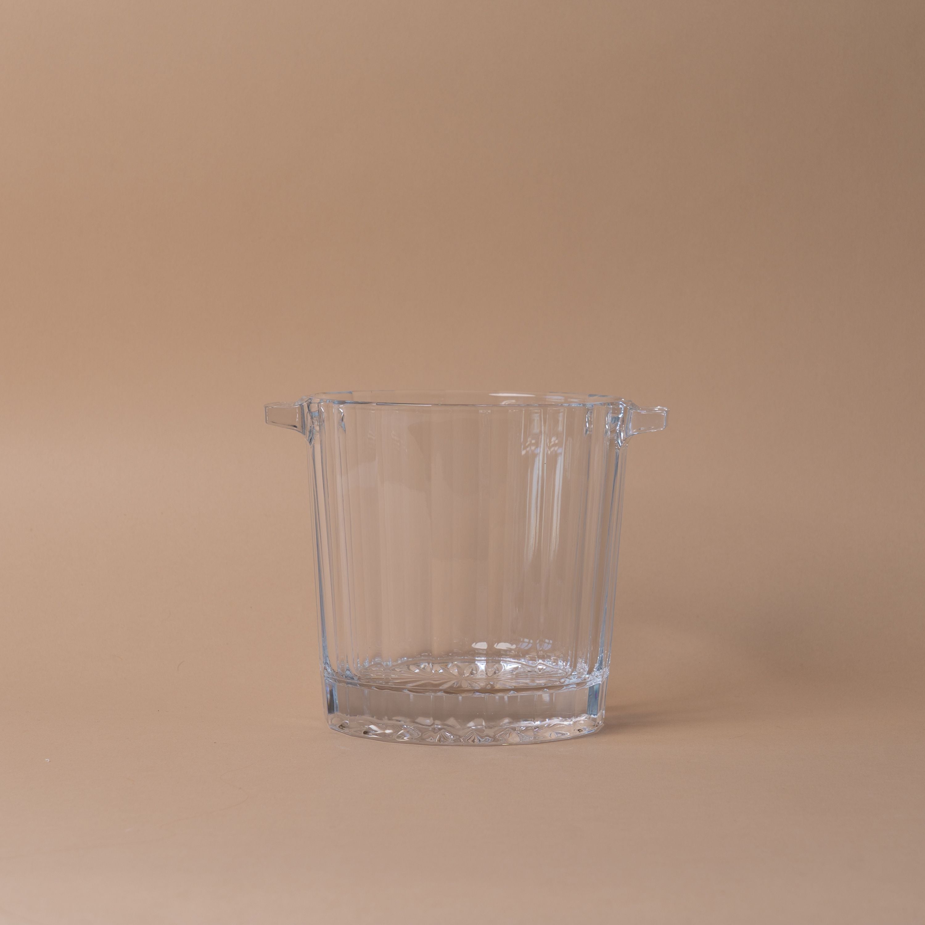 Optic Glass Ice Bucket