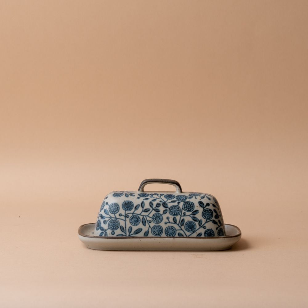 Stoneware Calendula Butter Dish butter dish DANICA (Faire)
