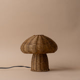 Rattan Mushroom Table Lamp