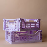 Lavender Folding Crate crate Aykasa