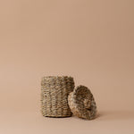 Woven Seagrass Canister canister Luxe B Co (Faire) Small