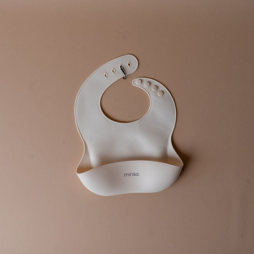 Silicone Bib FINNBIRD - bib Minika (Faire) Shell