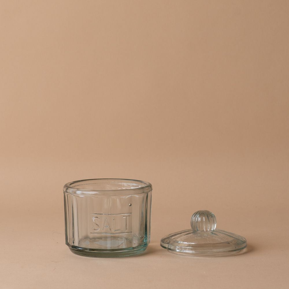 Salt Storage Box with Lid storage jar Rosha Living Inc (Faire)