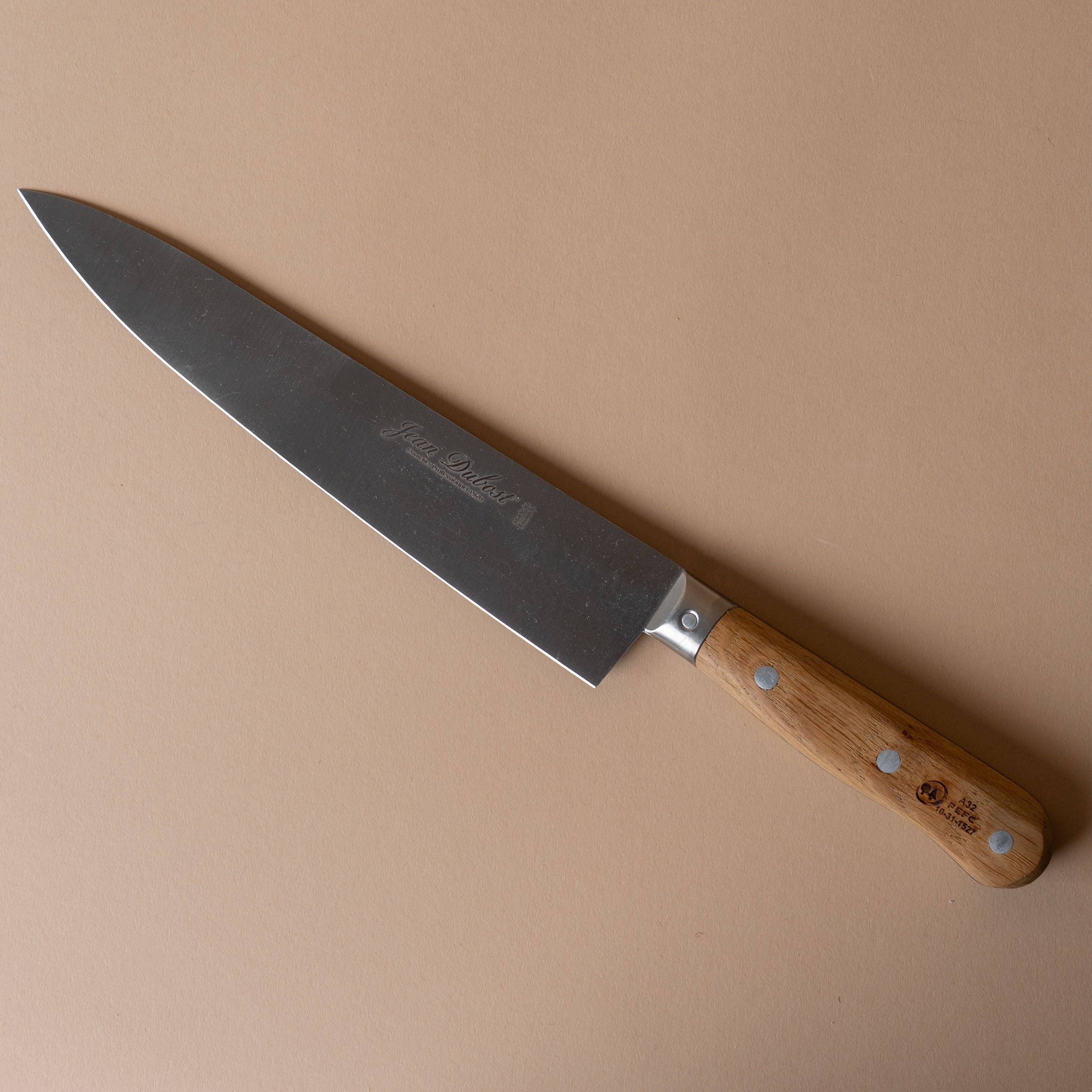 Kitchen Knife with Oak Handle