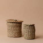 Woven Seagrass Canister canister Luxe B Co (Faire)
