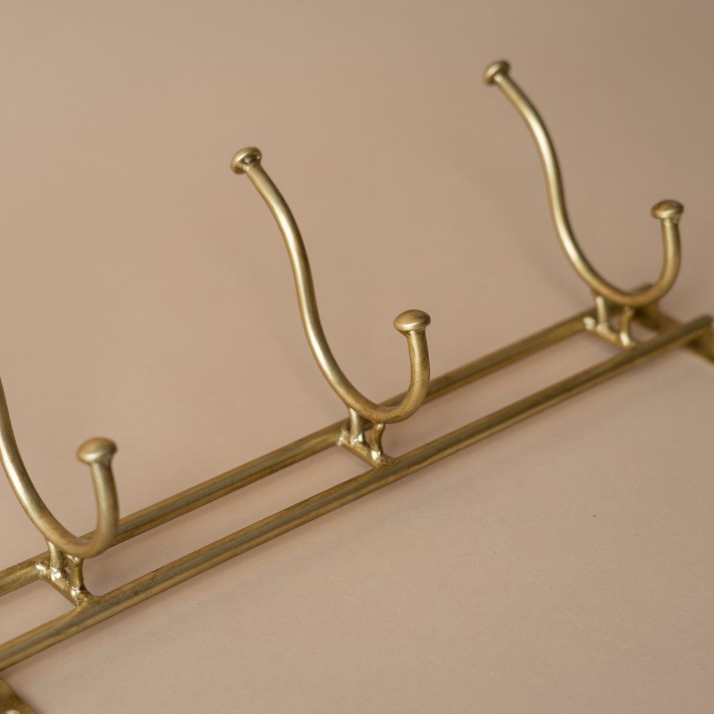 Triple Gold Wall Hook wall hook Ragon House (Faire)