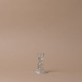 Moulded Glass Candle Holder candle holder Indaba Sage Glass