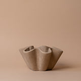 Cement Planter with Ruffle Edge planter Accents De Ville (ShopZio)