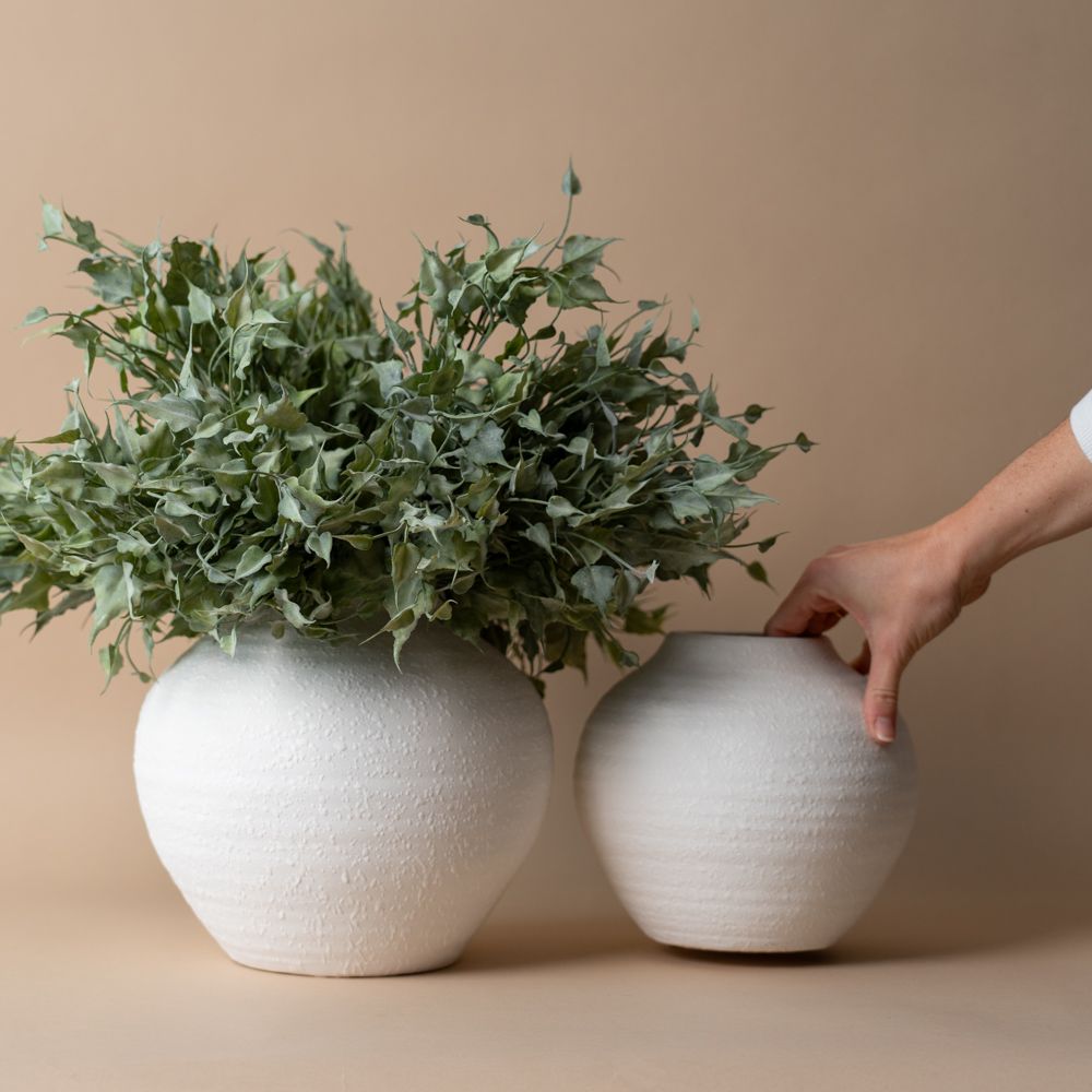 Sylvia Stoneware Vase - Rug & Weave