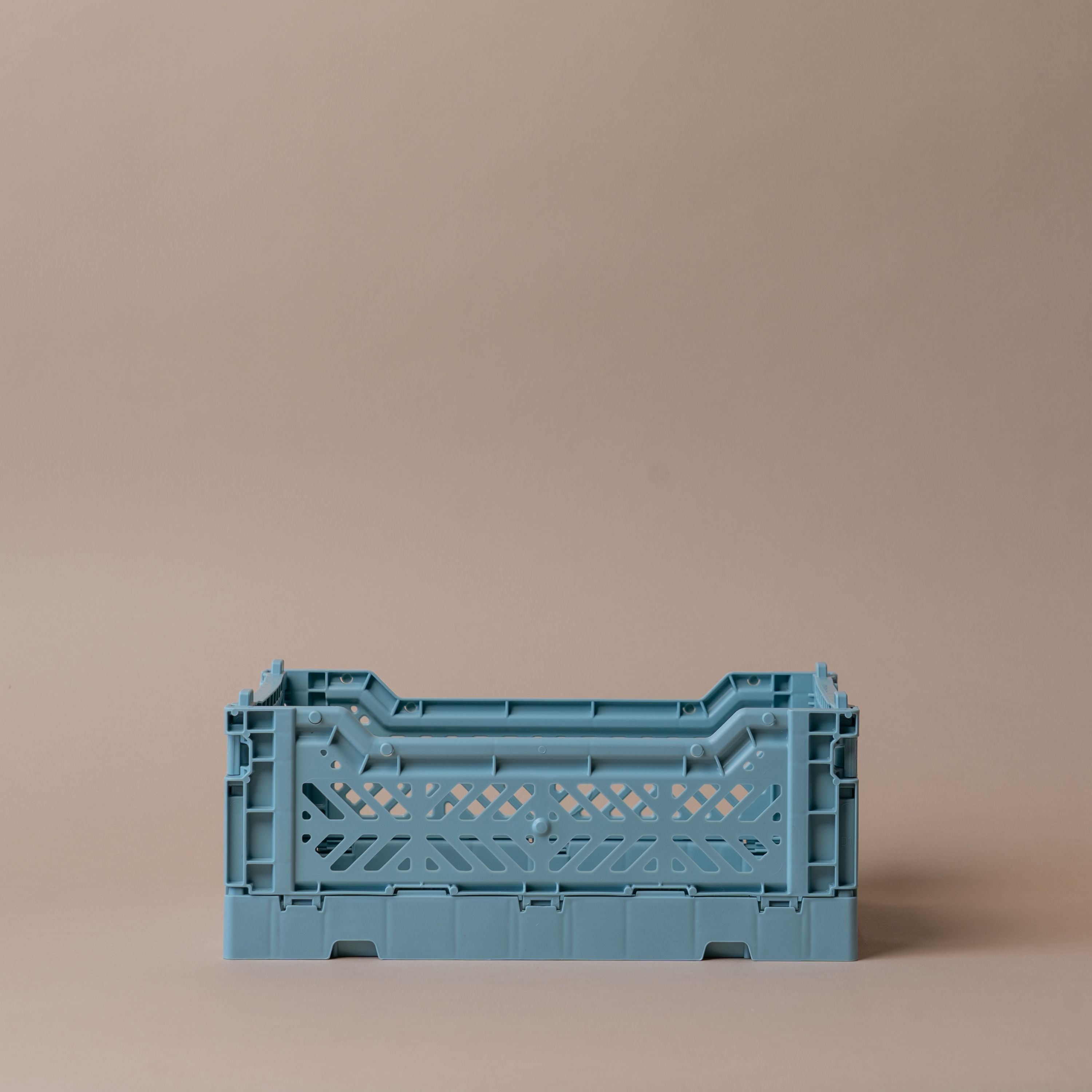 Seafoam Folding Crate, Small