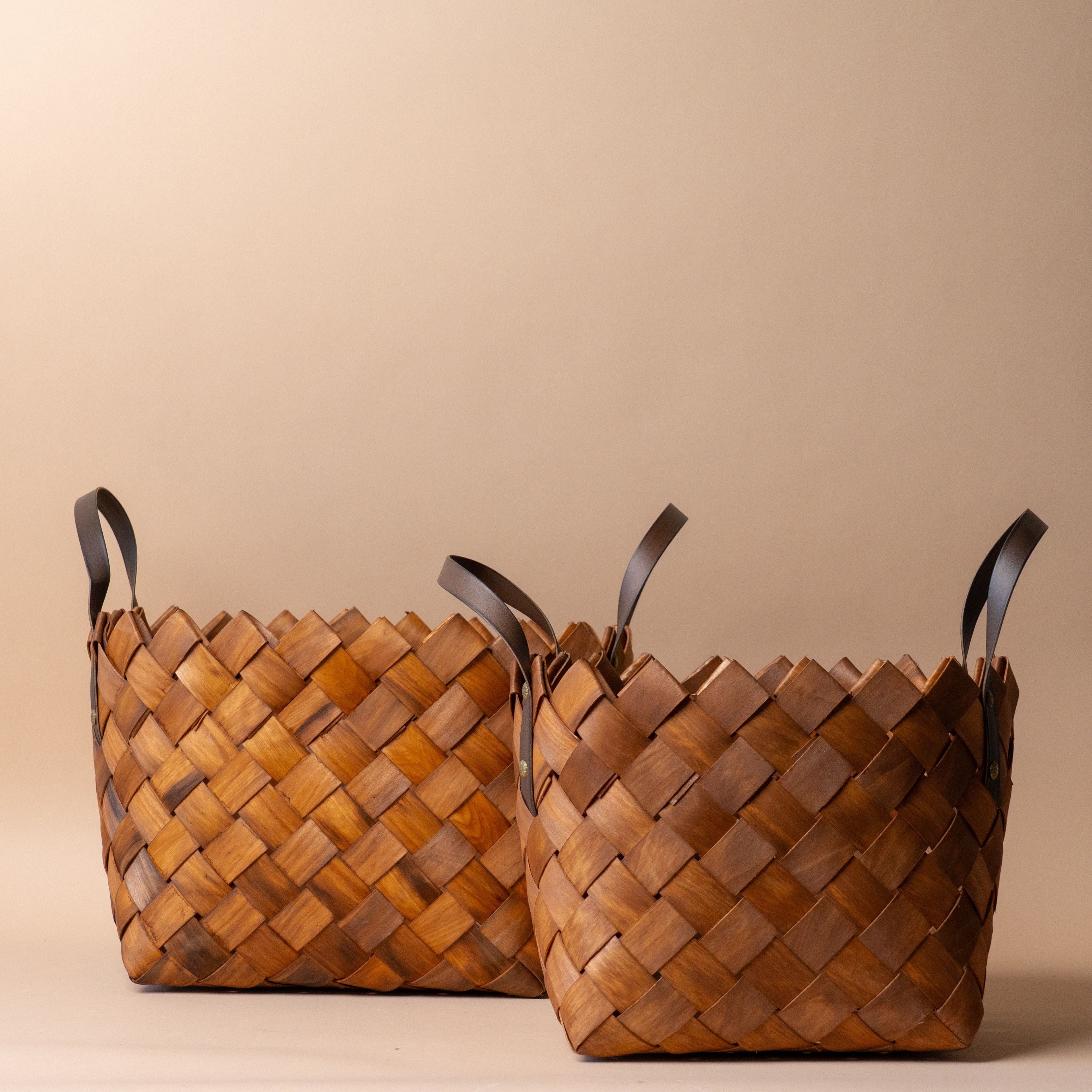Braided Basket with Handles