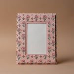 Floral Block Print Frame picture frame Paper Mirchi (Faire) 4"x6"