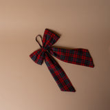 Red Plaid Bow Ornament