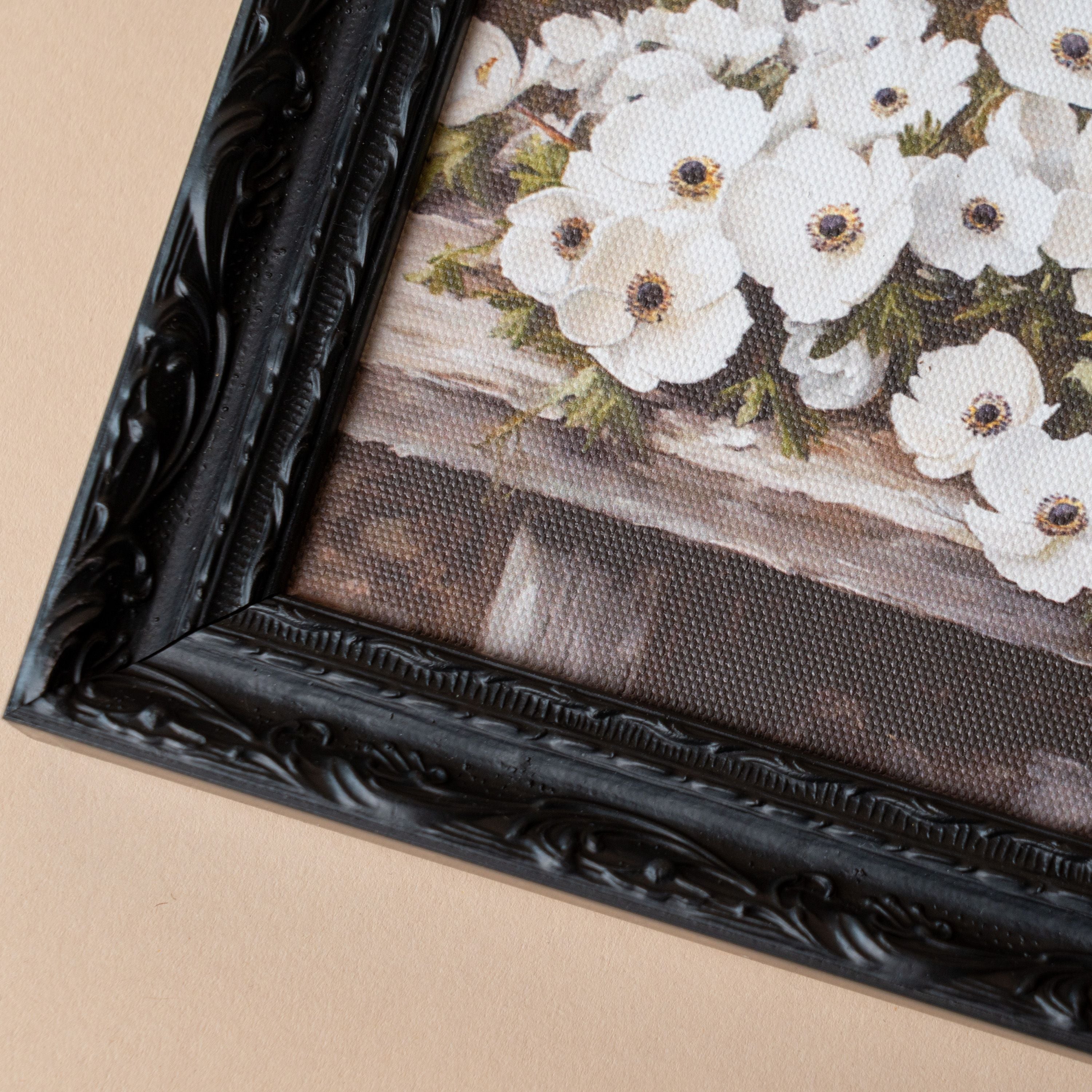 "Flower Stems" Framed Vintage Inspired Art Print ARTWORK - print Luxe B Co (Faire)