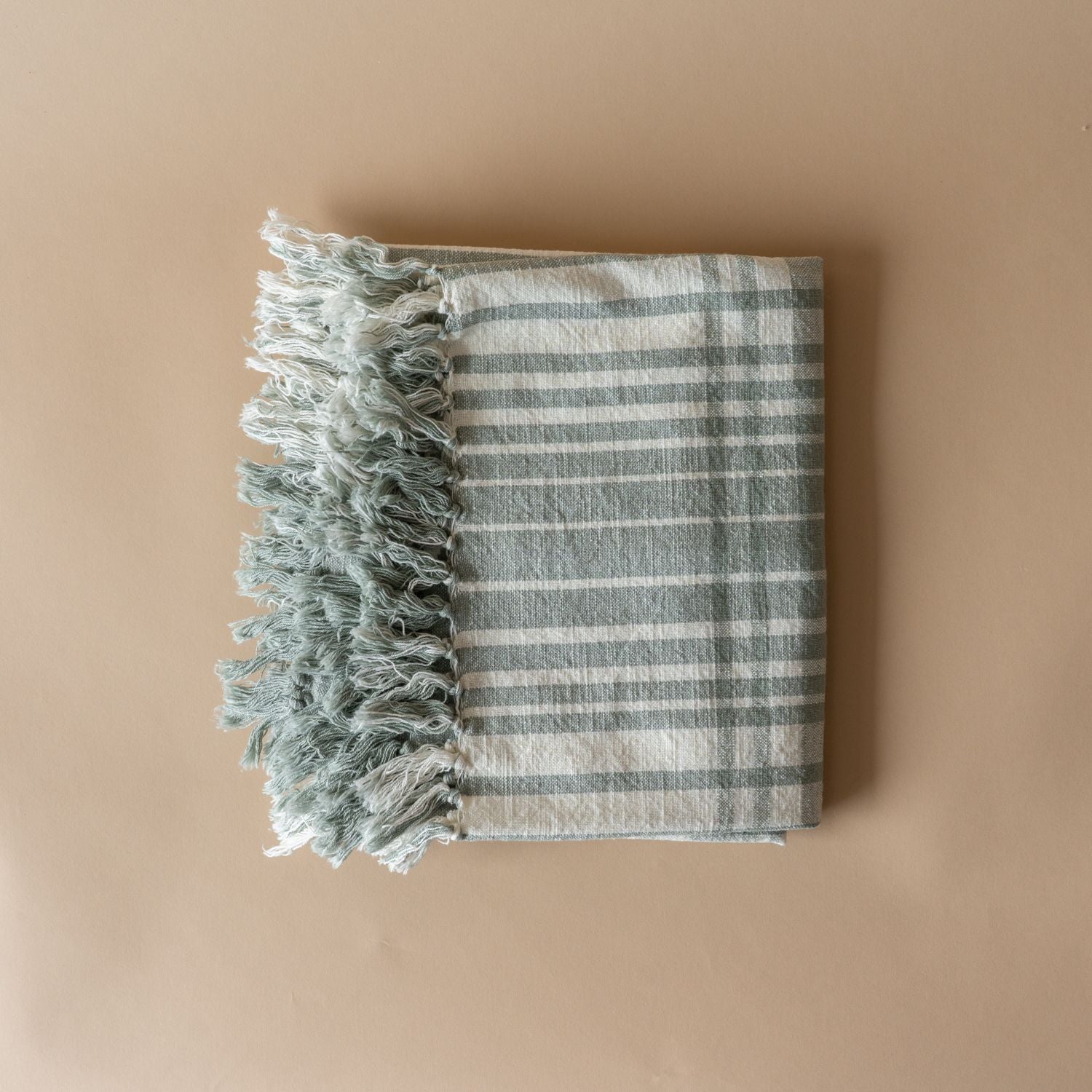 Sage Woven Throw Blanket - Rug & Weave