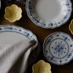 Blue & White Floral Plate Collection dinnerware David Shaw