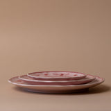 Red & Pink Floral Plate Collection dinnerware David Shaw