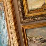 "Siesta" Framed Vintage Painting - Rug & Weave